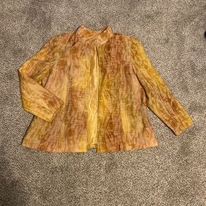 Coldwater Creek Golden Brown Jacket